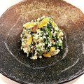 悠LOVE航's cooksnap of when they made 柿と干ししいたけの白和え.