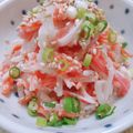ÿuuka☆212's cooksnap of when they made 青しそとカニかまのにんじんサラダ.