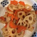 かずくん☆'s cooksnap of when they made れんこんとにんじん　手早くきんぴら♪.