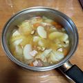 料理初心者のシンママ's cooksnap of when they made 簡単♪カブとベーコンのコンソメスープ.
