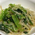 01710's cooksnap of when they made 【簡単・常備菜】もやしと小松菜のナムル.