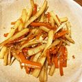 NaseOrchid's cooksnap of when they made ✿根セロリのきんぴら✿.