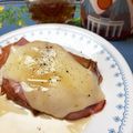 バウチャン's cooksnap of when they made 卵無し＊ベーコンチーズのフレンチトースト.