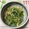 おはなすき's cooksnap of when they made レンジで豆苗ともやしとちくわの簡単ナムル.