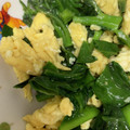 キャミそま's cooksnap of when they made つるむらさきとフワフワ卵のあっさり塩炒め.