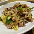 ゆいランラン's cooksnap of when they made 白菜とハムの塩コンブ生姜炒め.