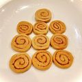 悠LOVE航's cooksnap of when they made 黒糖 うずまきクッキー.
