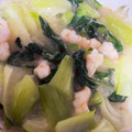 拓斗ここな's cooksnap of when they made 白だしで作る┃チンゲン菜と海老の生姜炒め.