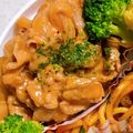 popo007's cooksnap of when they made 簡単早い豚コマケチャマヨ♡お弁当や朝食に.