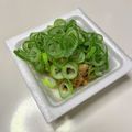 azbjbn's cooksnap of when they made ☆ネギの青いﾄｺ納豆☆.