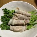 pocomama☆'s cooksnap of when they made ばあばァの豆苗で豚肉の太巻き！ゆりさん風.