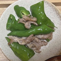クックPHVUNF☆'s cooksnap of when they made 万願寺とうがらしを豚肉と.