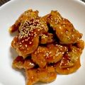 ☆あいちゃん's cooksnap of when they made 鶏もも肉の甘辛（ヤンニョムチキン）.