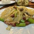 クック78BSCL☆'s cooksnap of when they made アスパラ、シメジ&ベーコンのパスタ.