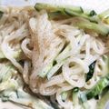 yikar1's cooksnap of when they made ちゅるるんヘルシー白滝でオイマヨサラダ.