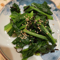 チロチロル's cooksnap of when they made ほうれん草と塩昆布のナムル.