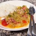 おパパコック's cooksnap of when they made ベーコン＆レタス＆トマトのにんにく炒め.