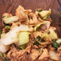 YCRUDO's cooksnap of when they made 鮭としめじとちんげん菜の和風ソース炒め.