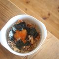 みるく茶's cooksnap of when they made ☆オートミールの納豆キムチ卵丼☆.