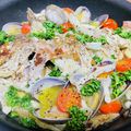 料理男子部🍻's cooksnap of when they made フライパン1つで簡単！アクアパッツァ.