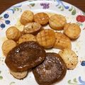 わこちゃん☻'s cooksnap of when they made まるでホタテ！エリンギのステーキ.