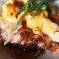 くむちん's cooksnap of when they made 炊き込みご飯で★簡単★餡かけオムライス.