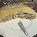 あずさcooking's cooksnap of when they made ヘルシー？男のミルフィーユケーキ(笑).