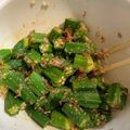 あずさcooking's cooksnap of when they made おくらゴマ味噌和え.