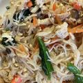 きゃろぽて's cooksnap of when they made タイ風☆ライスヌードル焼きそば.