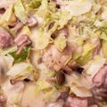 Ｍinto's cooksnap of when they made きゃべつと鶏肉のクリーム煮.