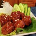 ダッフィーニーうに's cooksnap of when they made おうち中華　ケチャップで肉団子の甘酢あん.