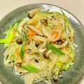 azbjbn's cooksnap of when they made 我が家の✿焼きビーフン✿.