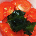 さおりらっくま's cooksnap of when they made トマトとキュウリとワカメで中華和え.