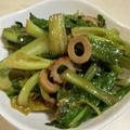 papikun's cooksnap of when they made お弁当にも❤小松菜と平天のだし醤油炒め.