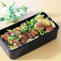 runa10's cooksnap of when they made 豚こまの照り焼きボール.