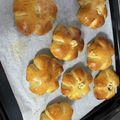 すずわんこ's cooksnap of when they made 花形くるみパン.