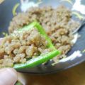 コメコチョコ's cooksnap of when they made 簡単おつまみ♪パリパリ生ピーマンと肉味噌.