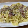 しばつち's cooksnap of when they made 自家製カッテージチーズで簡単カルボナーラ.