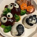 ほ！！！'s cooksnap of when they made ハロウィン☆びっくりおばけハンバーグ.
