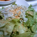きふね's cooksnap of when they made 簡単♪しらすとレタスの塩ごまサラダ.