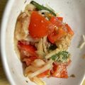 ゆず:P's cooksnap of when they made オクラとトマトのサッパリ☆胡麻おかか和え.