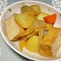 QPはにー's cooksnap of when they made お肉の代わりは厚揚げで☆厚じゃが.