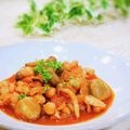 Satoco❋'s cooksnap of when they made 旦那絶賛♡チキンと大豆のトマト煮込み.