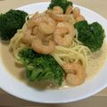 クック85T5IA☆'s cooksnap of when they made エビとブロッコリーの和風クリームパスタ.