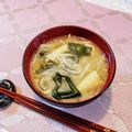 アイリッシュショコラ's cooksnap of when they made もやし 油揚げ わかめの味噌汁^^.