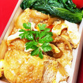 serafin's cooksnap of when they made 三角油揚げの卵とじ.