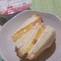 りぇんこん's cooksnap of when they made 北海道クリームチーズ＆いちごロールサンド.