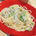 ちょ〜☆'s cooksnap of when they made ☆長ネギとしらすの和風パスタ☆.