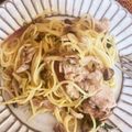 megpololi's cooksnap of when they made みょうがと大葉がたっぷりパスタ.