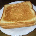 コバミツ's cooksnap of when they made フライパンで！ハムとチーズのホットサンド.